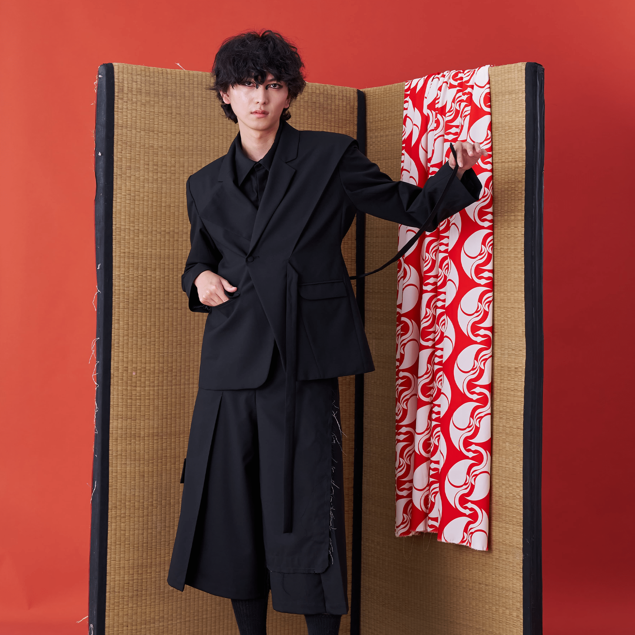 Deconstructed Wrap Tie Suit Jacket - Avant Gardist
