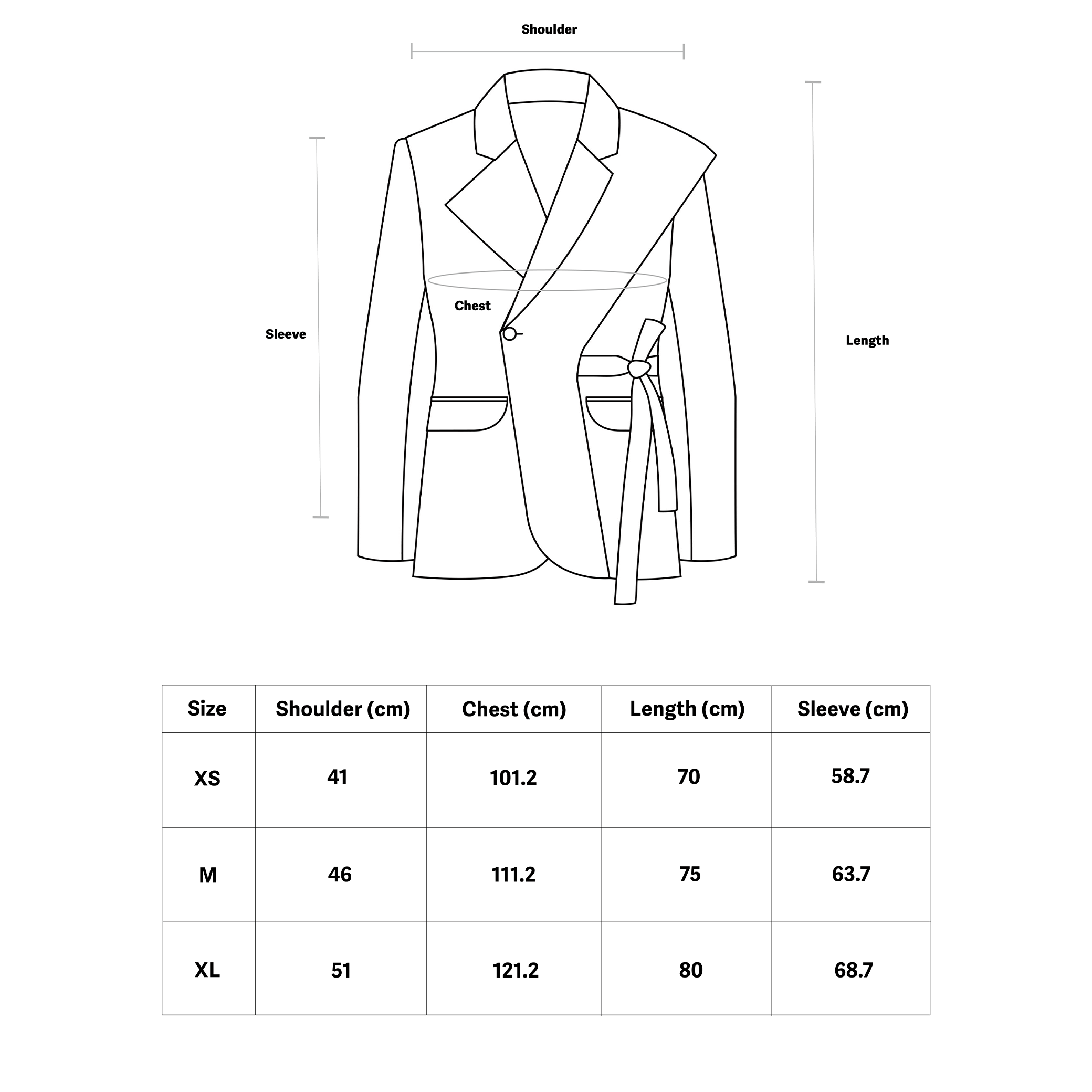 Deconstructed Wrap Tie Suit Jacket - Avant Gardist