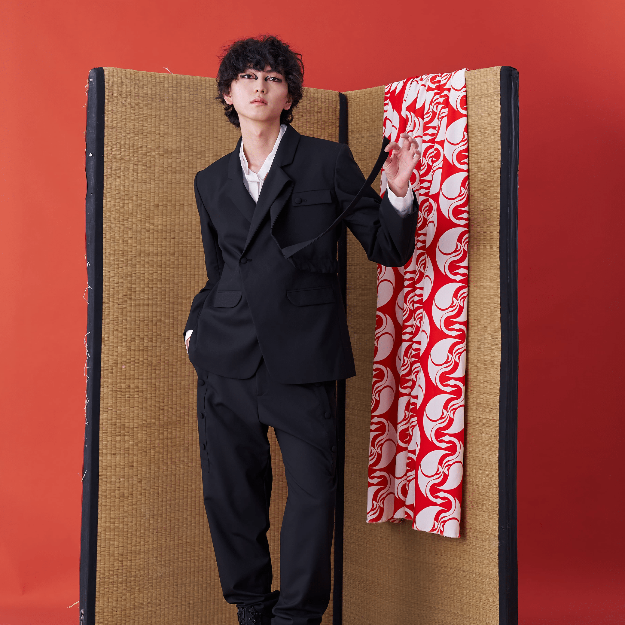 Deconstructed Blazer with Faux Front Placket - Avant Gardist