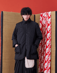 Kabuki Face Mask Quilted Vest - Avant Gardist