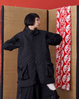 Kabuki Face Mask Quilted Vest - Avant Gardist