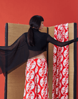 Asymmetric Double-Layered Diagonal Sheer Chiffon - Avant Gardist