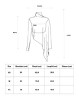 Asymmetric Double-Layered Diagonal Sheer Chiffon - Avant Gardist