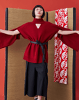Deconstructed Kimono Sleeve Tie Sweater - Avant Gardist
