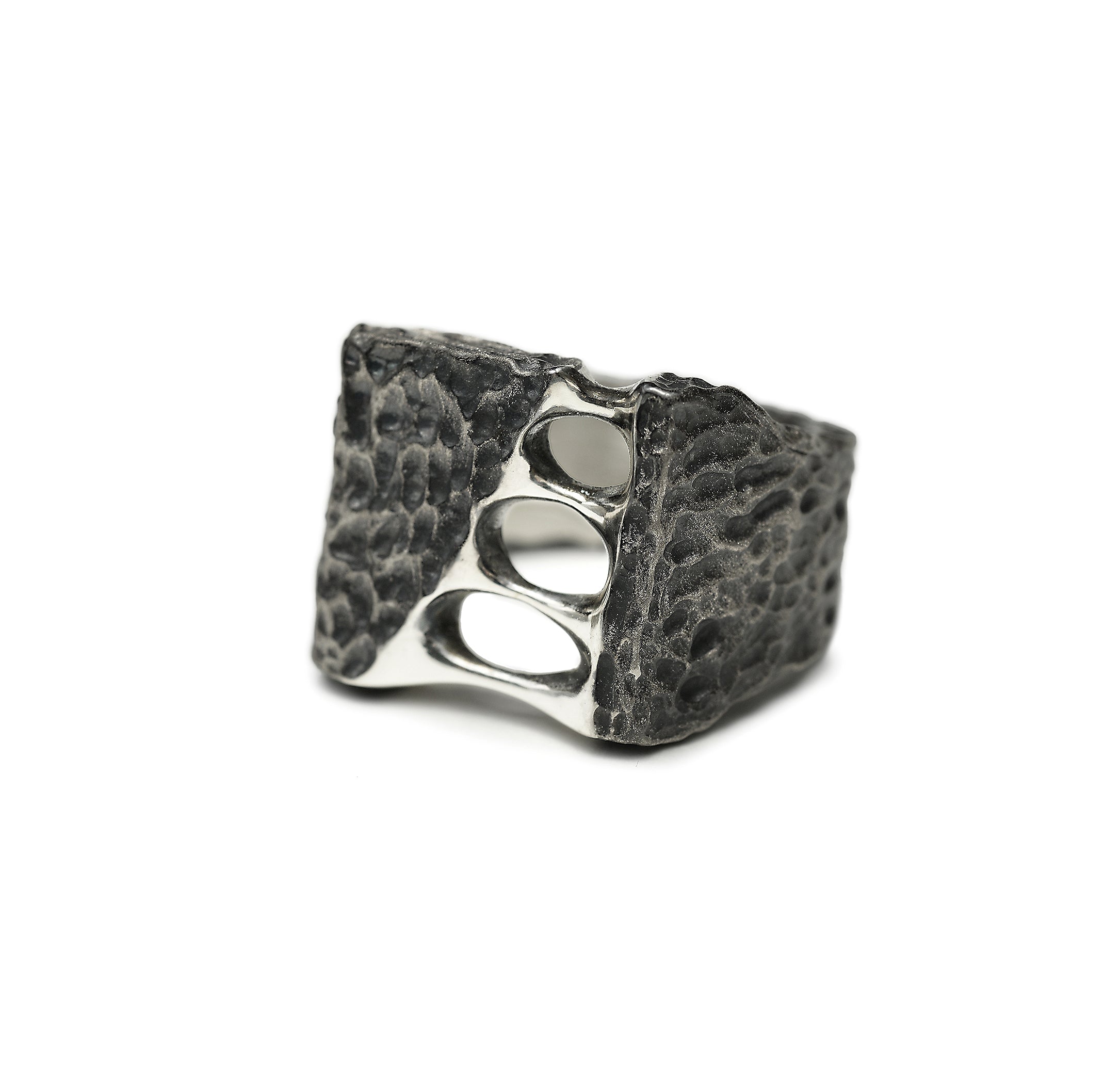 Eternal - Square sterling silver signet ring