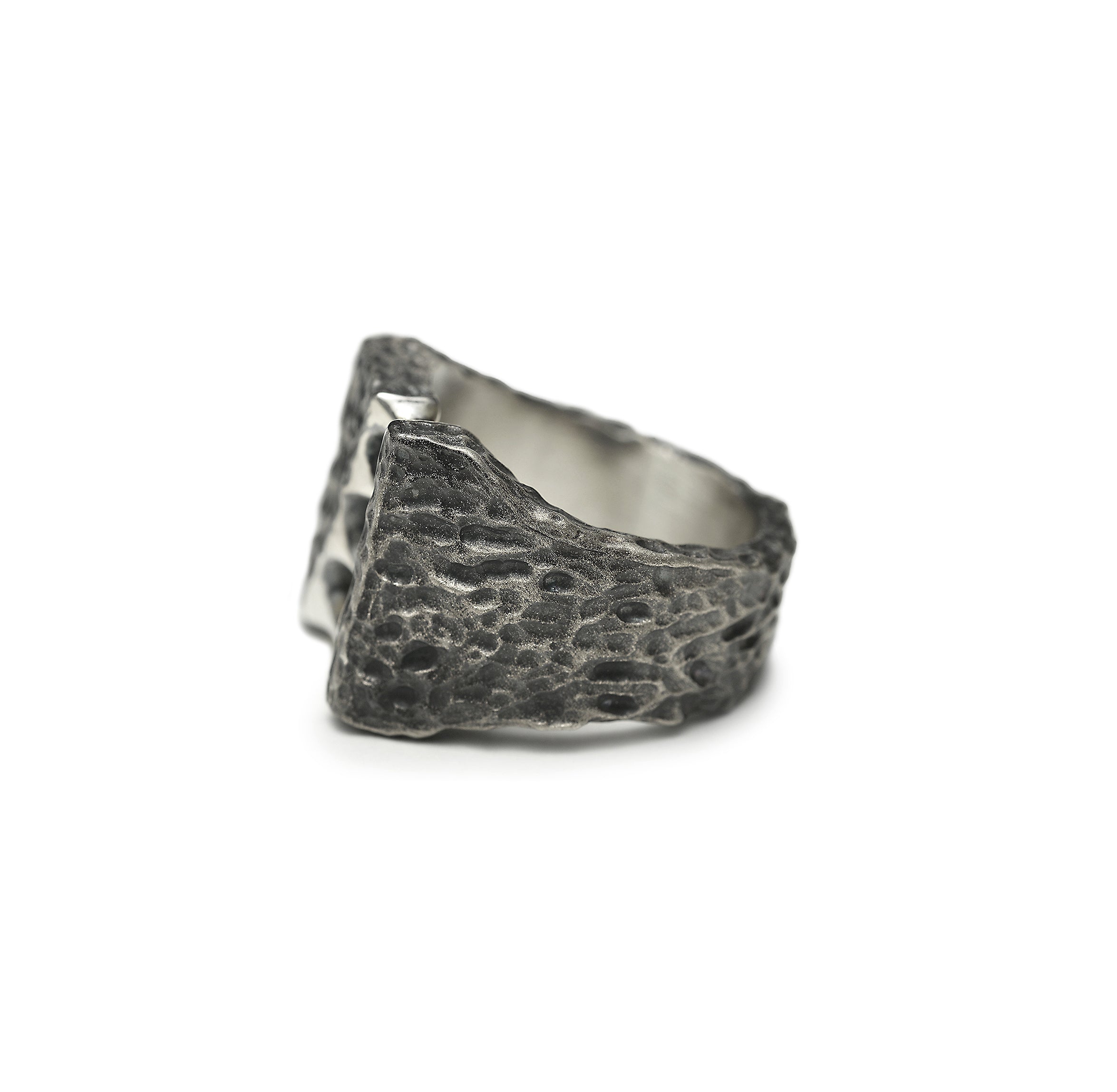 Eternal - Square sterling silver signet ring