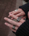 Eternal - Square sterling silver signet ring