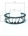 Eternal - Thick sterling silver bracelet