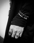 Eternal - Thick sterling silver bracelet