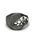 Eternal - oval sterling silver signet ring