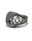 Eternal - oval sterling silver signet ring