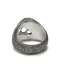 Eternal - oval sterling silver signet ring