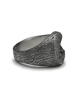 Eternal - oval sterling silver signet ring