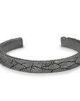 cracks - Cracked sterling silver bracelet