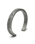 cracks - Cracked sterling silver bracelet