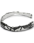 cracks - Cracked sterling silver bracelet - Avant Gardist