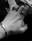 cracks - Cracked sterling silver bracelet - Avant Gardist