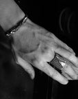 erosion - sterling silver bracelet - Avant Gardist