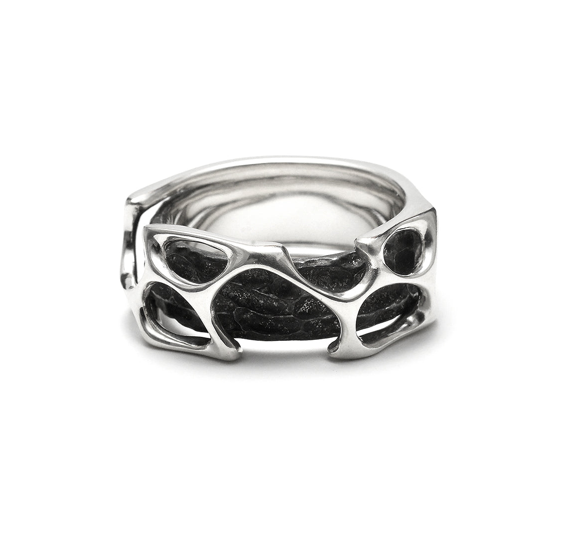 fusion - sterling silver combination ring - Avant Gardist