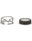 fusion - sterling silver combination ring - Avant Gardist