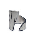 weathering - sterling silver bold ring