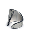 weathering - sterling silver bold ring