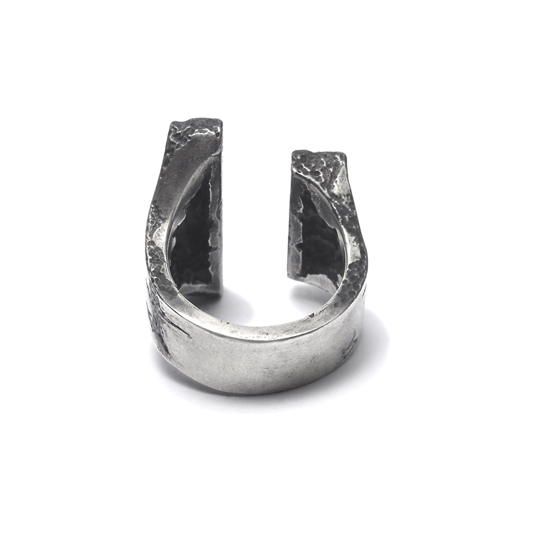 weathering - sterling silver bold ring - Avant Gardist