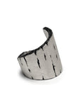 weathering - sterling silver bold ring