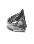 weathering - sterling silver bold ring - Avant Gardist