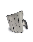 weathering - sterling silver bold ring