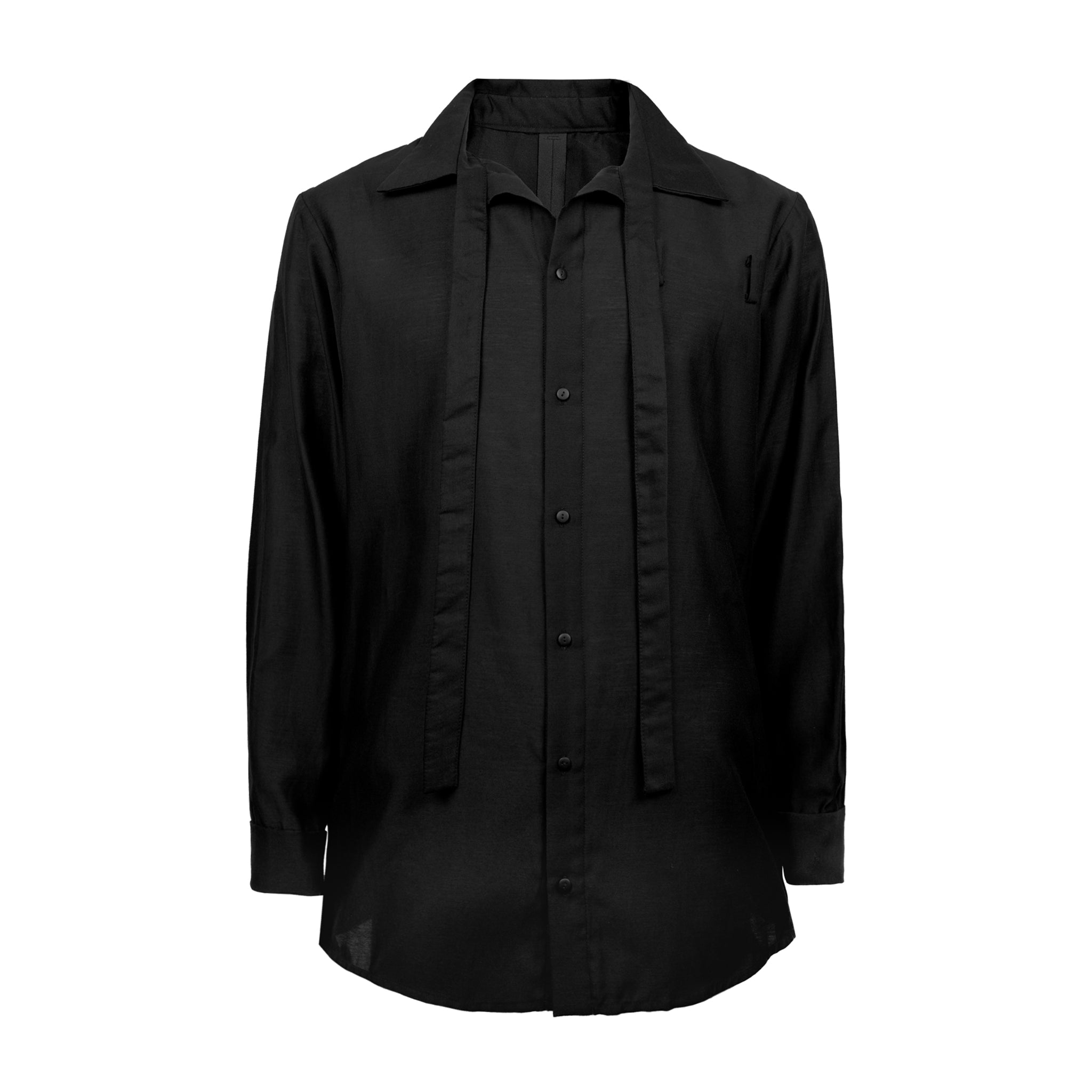 Deconstructed Collar Tie Shirt - Avant Gardist