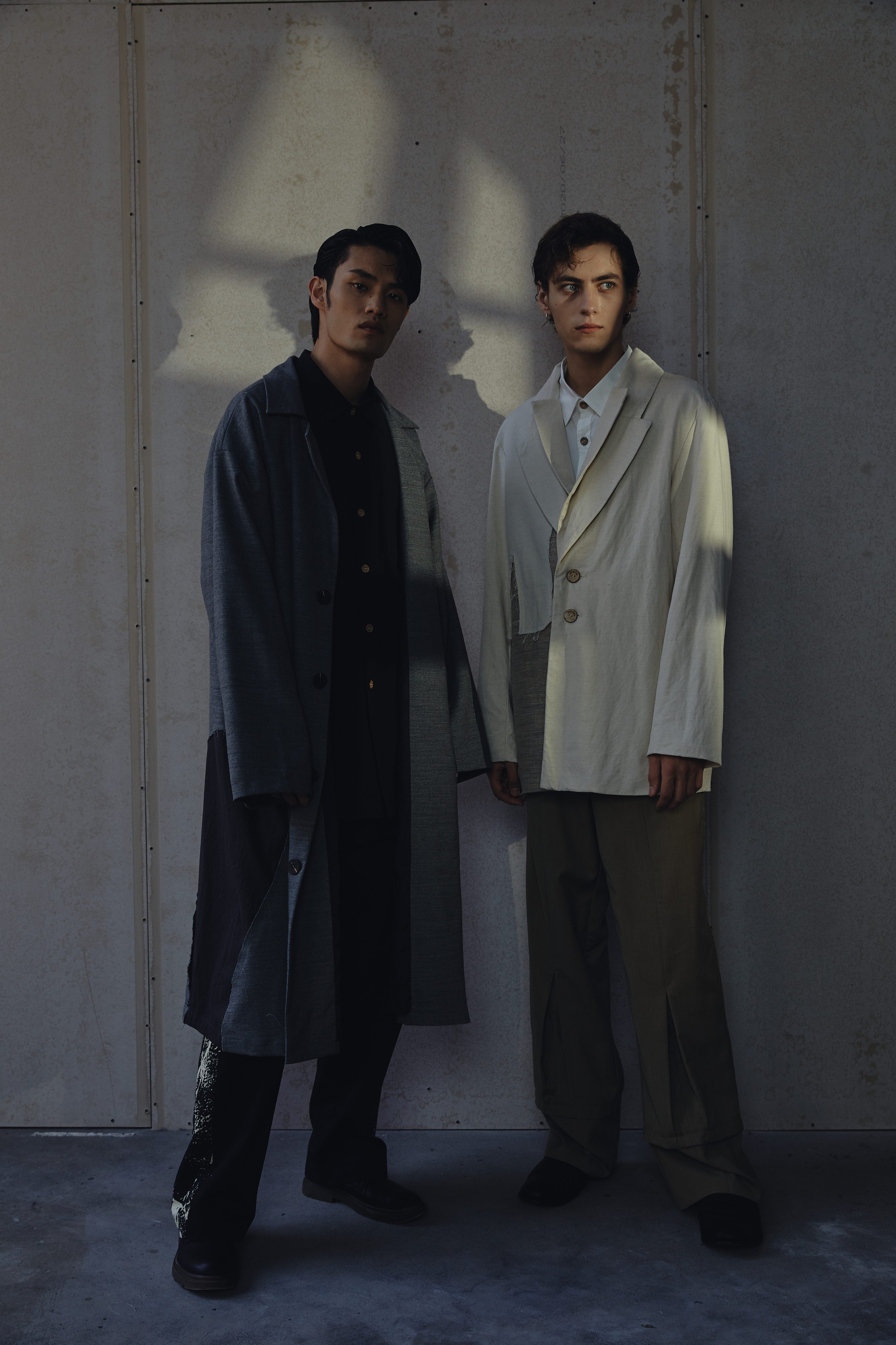 Patchwork Woollen Blend Coat - Avant Gardist