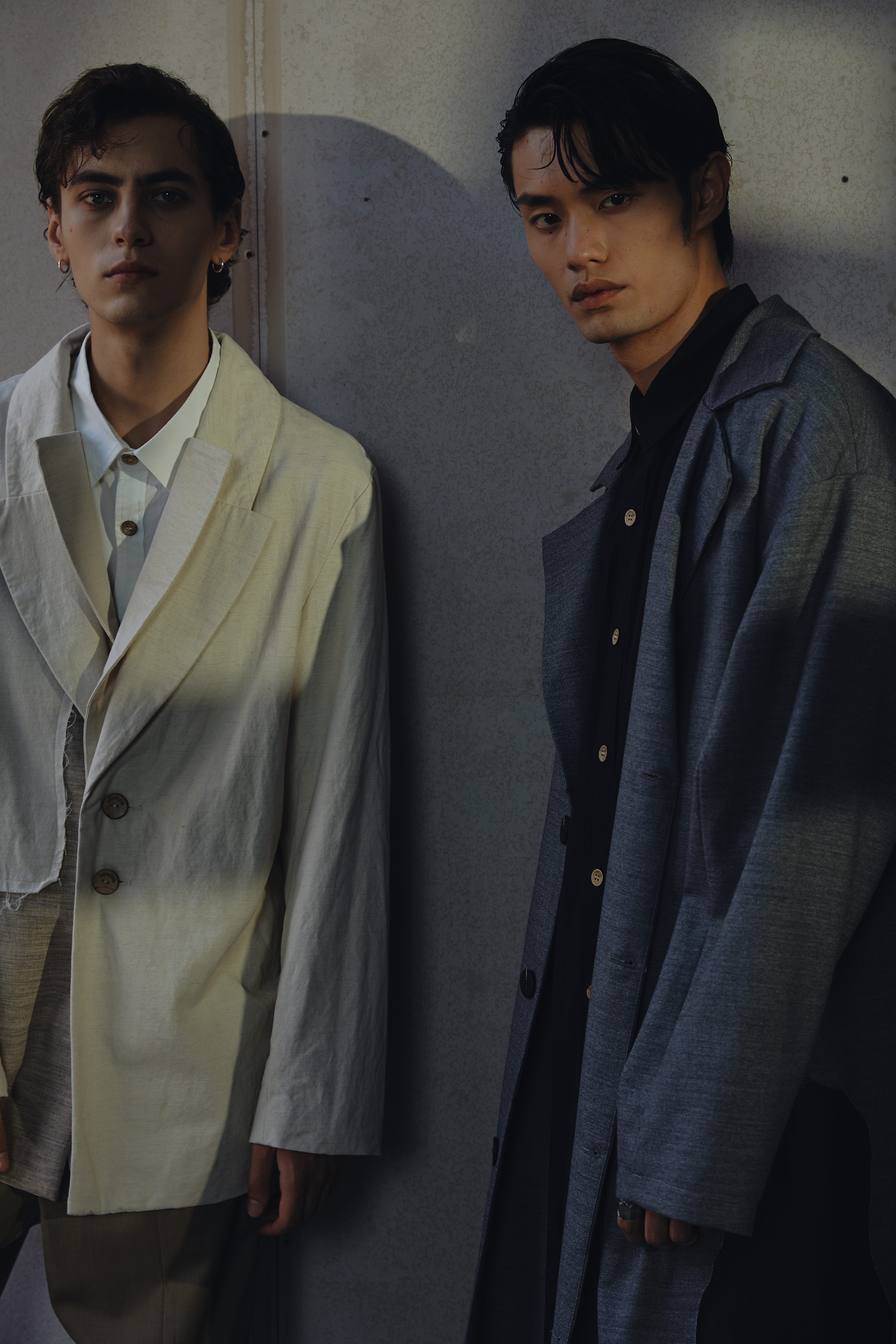 Patchwork Woolen Blend Coat