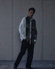 Print - White Patchwork Shirt