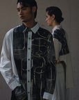 Print - White Patchwork Shirt