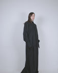 Black Wool Dual Shirt