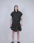 Black Wool Dual Shirt