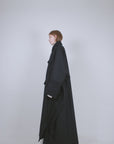 Black Wool Zero-waste Jacket