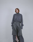 Grey Dual Cotton Shirt
