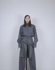 Grey Dual Cotton Shirt