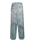 Eco-Fabric - Print Deconstructed Wide-Leg Pants
