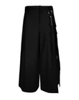 Single-Leg Deconstructed Japanese Wide Shorts