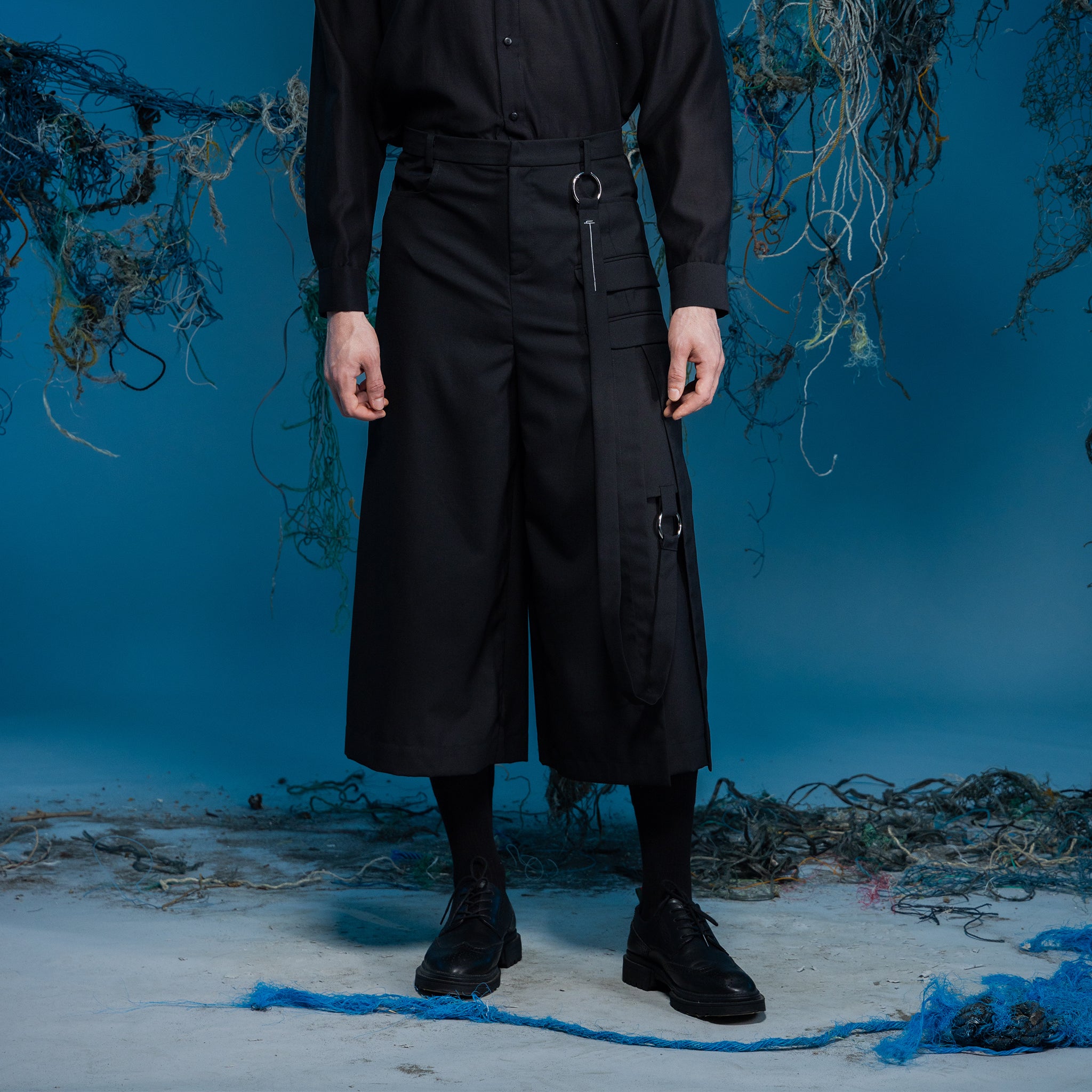 Trendsetting Style: Deconstructed Japanese Wide Shorts