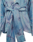 Deconstructed Knight Collar Tie-Dye Shirt - Avant Gardist