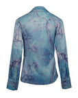 Deconstructed Knight Collar Tie-Dye Shirt - Avant Gardist