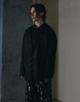 Frayed Edge Collarless Blazer - Avant Gardist