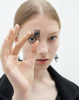 Infinity Art Series - Trapped in Cubic Cage Ring