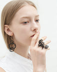 Infinity Art Series - Beads in Infinite Cuboids Ring - Avant Gardist