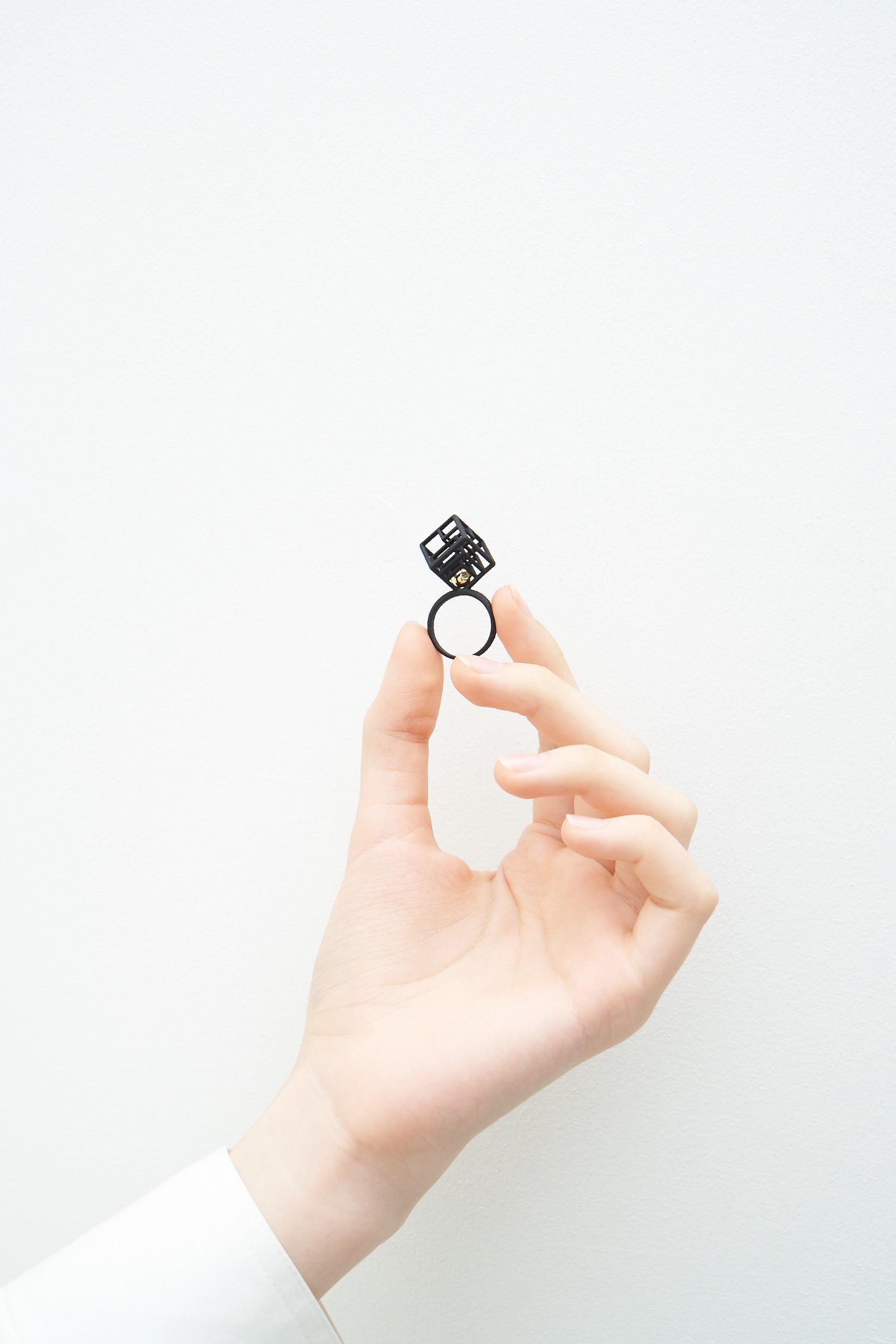 Infinity Art Series - Trapped in Cubic Cage Ring