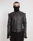 Men High Shoulder V Jacket - Avant Gardist